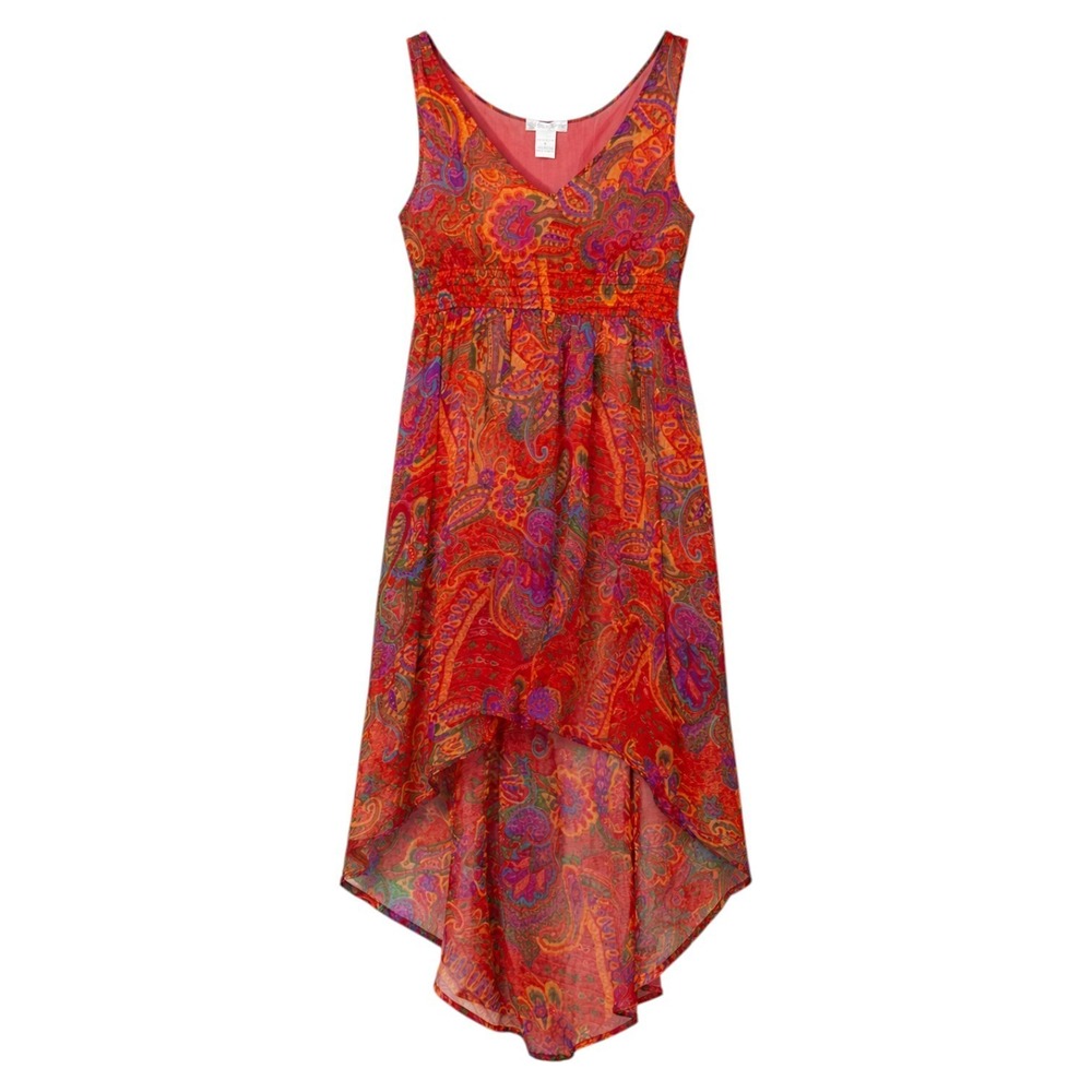 Cute‎ Options Boho Paisley Dress Womens Small Indie Femme Festival Cottagecore